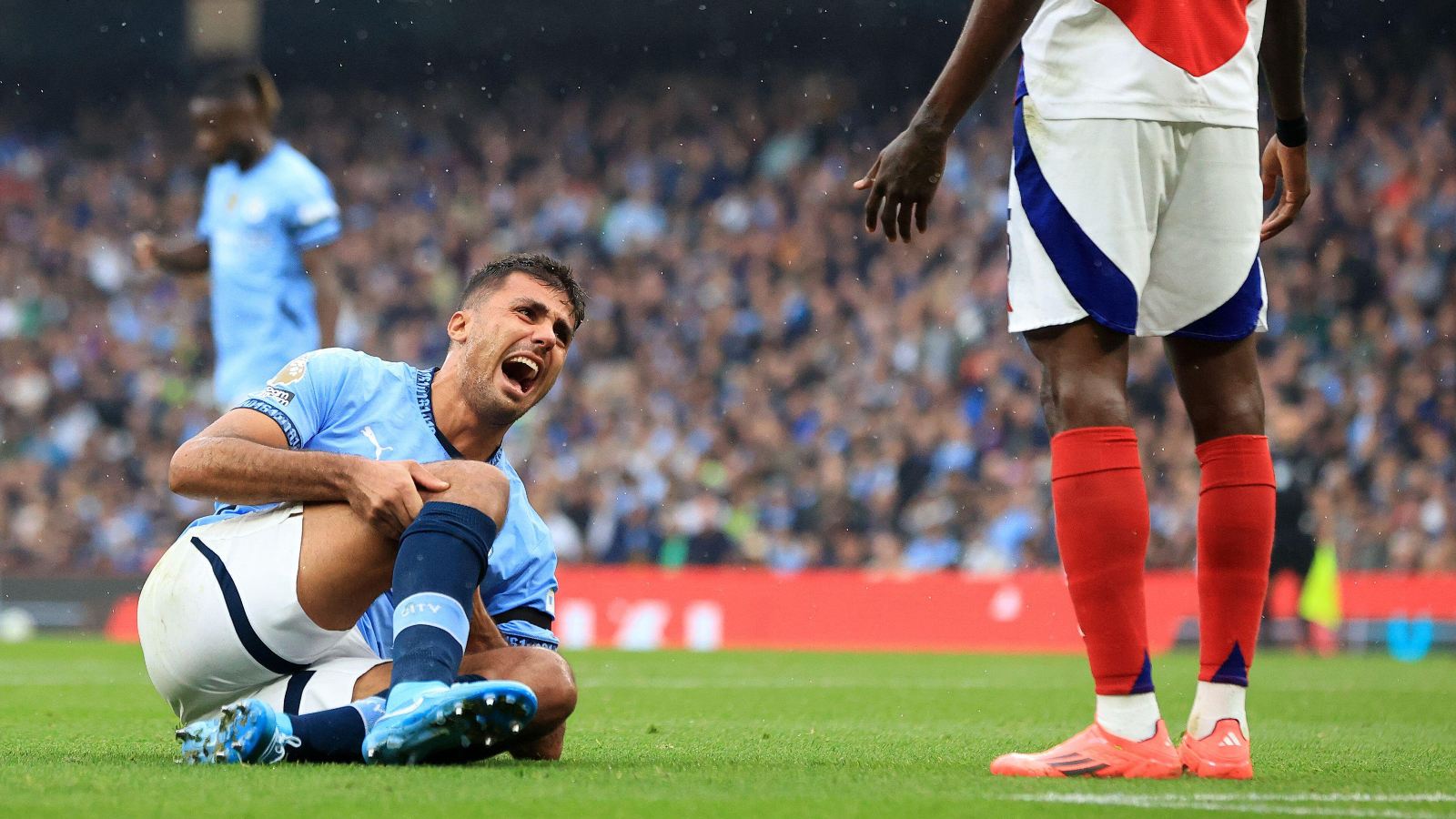 Rodri knee injury Manchester City