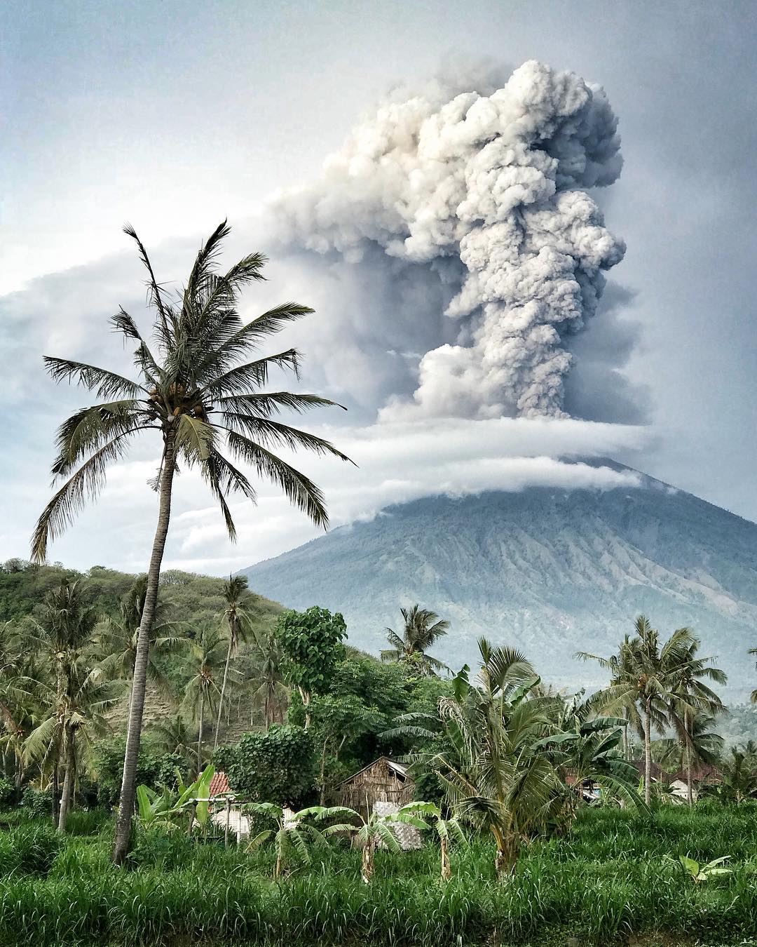 Bali volcanic eruption flight cancellations