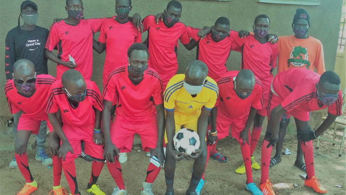 South Africa blind soccer team debut