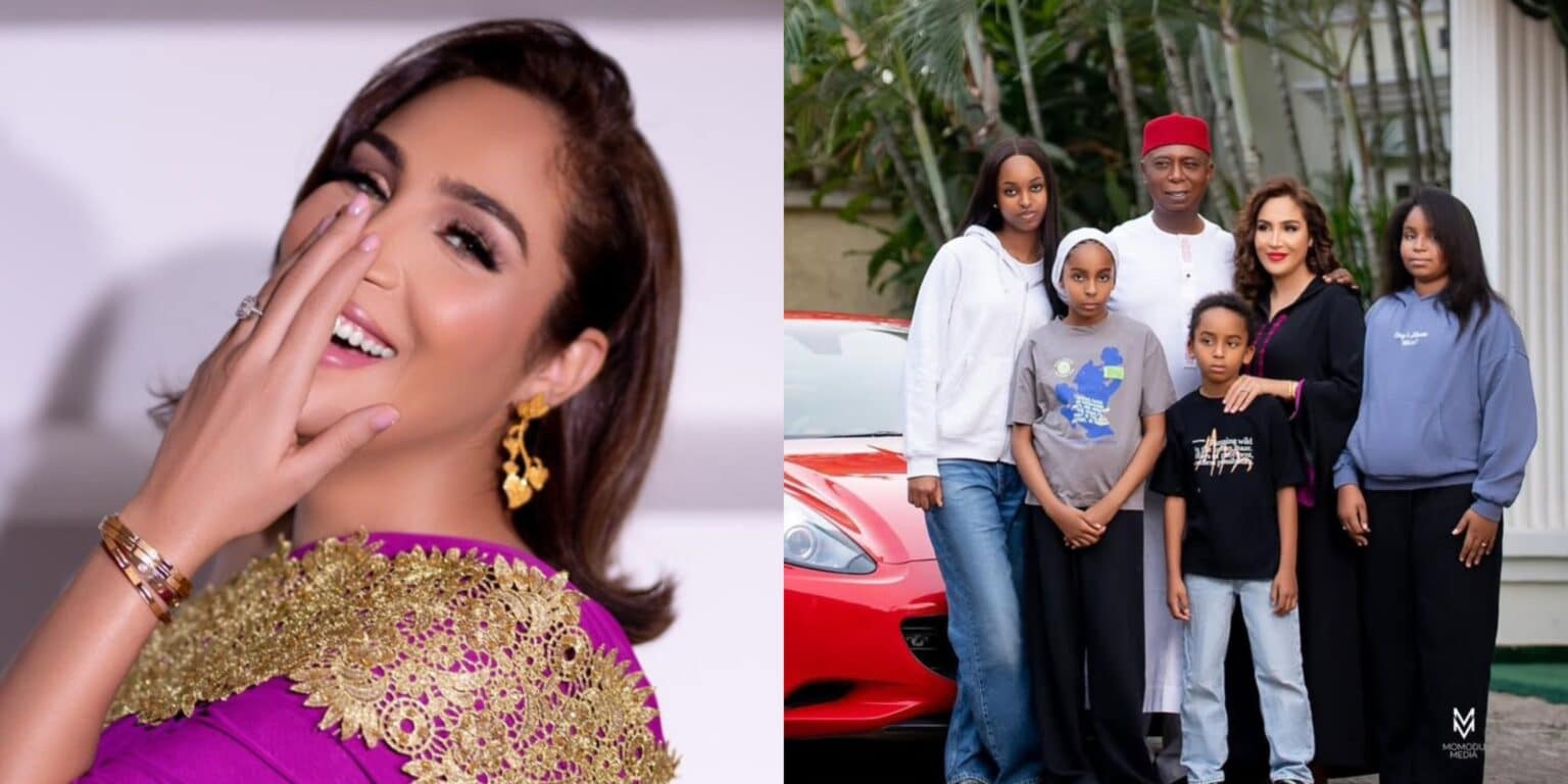 Ned Nwoko, Laila Charani, marital rumors, social media, family video